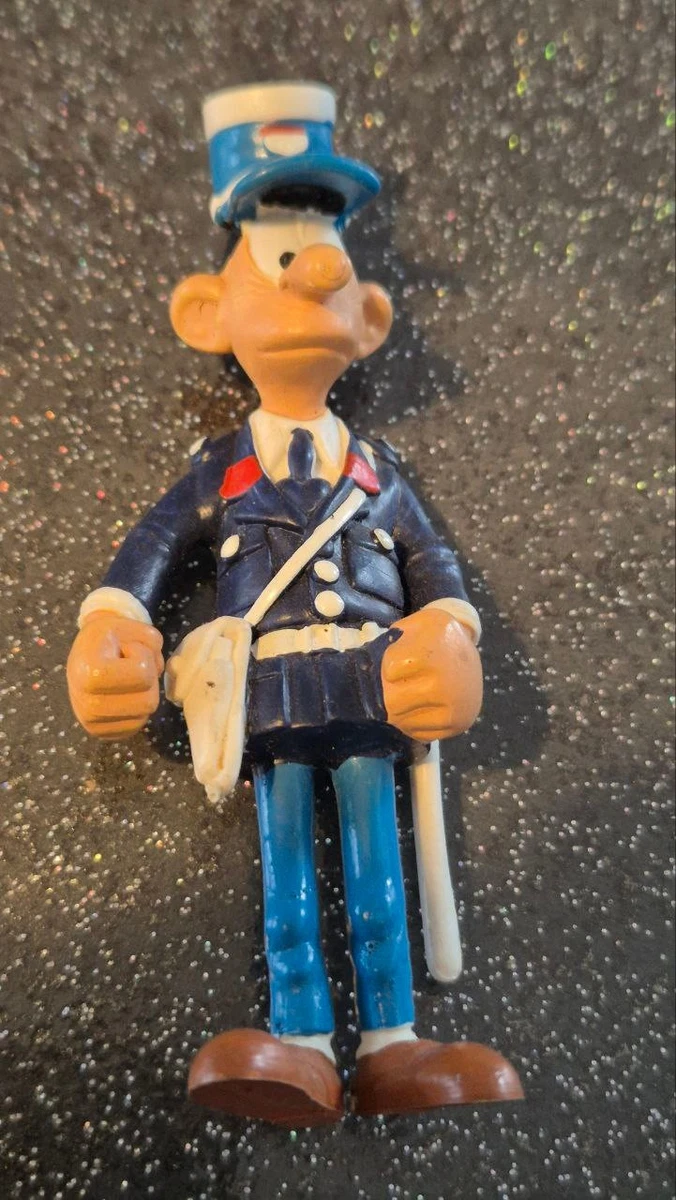 FIGURINE GASTON LAGAFFE Plastoy 2004 - Bilboquet casque à pointe