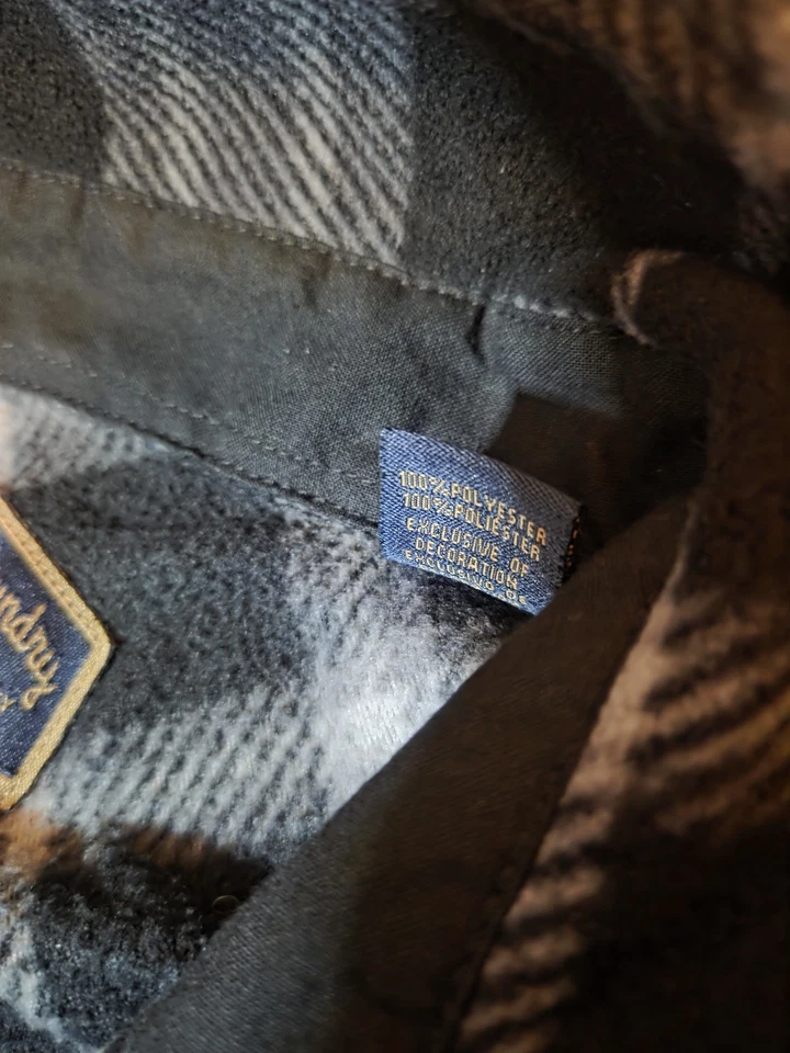 Freedom Foundry Button Down Shirt Mens XL Flannel Long Sleeve Plaid Checkered - Image 4 of 4