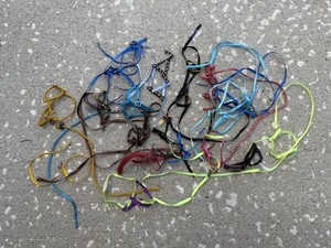 HUGE Lot Breyer Horse Traditional Accessories Nylon Colorful Halters & Leads #2