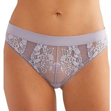 b.tempt'd by Wacoal Women Bikini Lace Panties Lavender Small Mesh Underwear NWT