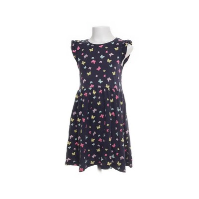 H&M Basic, Kleid, Größe: 122/128, Blau/Mehrfarbig, Baumwolle, Sonstiges #ge7