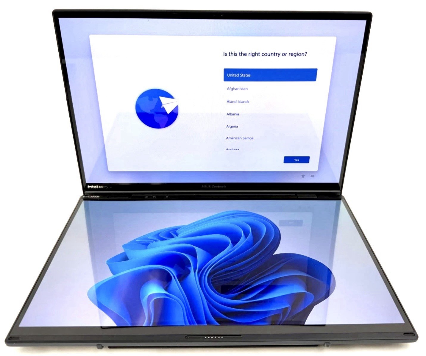 ASUS ZenBook Duo UX8406C-PS99T, 14-Inch Laptop, with Intel Core Ultra 9 285H, 1 TB SSD (Solid State Drive), Windows 11 Home