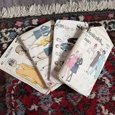 Vintage Butterick Simplicity Weldons Sewing Patterns Size 14 16 60s 70s