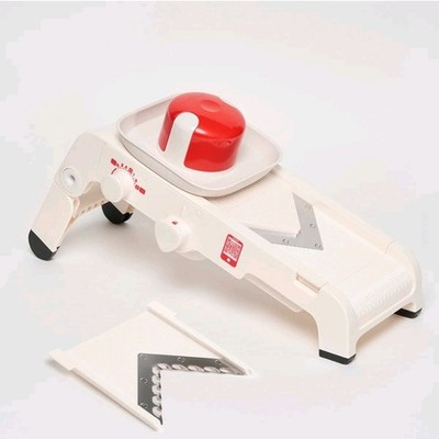 BRAND NEW TUPPERWARE MANDOLIN HIGH GRADE KITCHEN SLICER ADJUSTABLE FOLDING BASE