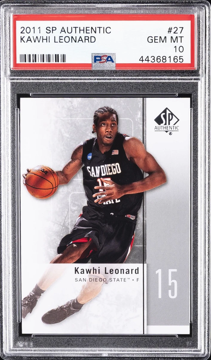 Kawhi Leonard Professional Sports Authenticator (PSA) Basketball
