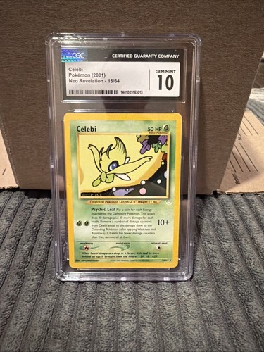 Celebi (Unlimited) graded CGC 10 for sale on eBay