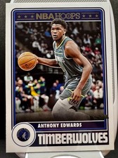 2023-24 Panini NBA Hoops Basketball Anthony Edwards Tribute #286 Timberwolves
