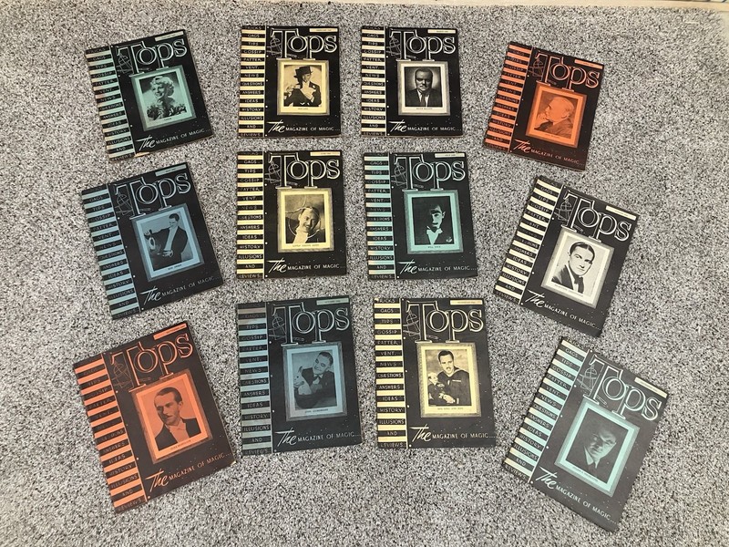 Lot Of 12 Vintage Tops The Magazine Of Magic 1945