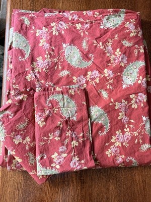 Pottery Barn Florence Queen Duvet And 2 Shams