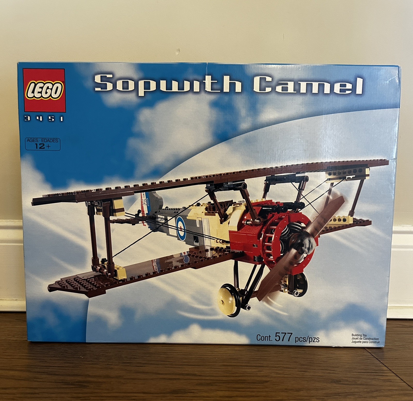 Lego Sculptures 3451 Sopwith Camel New SEALED
