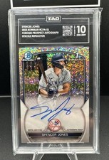 2023 Bowman Spencer Jones Auto Speckle Refractor /299 #CPA-SJ