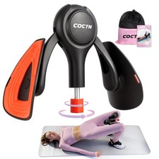 Thigh Trainer for , 15-70LB Adjustable Resistance Inner Thigh Exerciser for P...