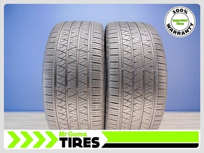 2 CONTINENTAL CROSSCONTACT LX SPORT XL 285/45R21 USED TIRES 7.4/32 TREAD 2854521