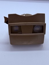 Vintage Sawyer s Viewmaster Viewer View Master Tan / Brown 1970s with 1 Reel