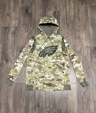 2021 NIKE NFL Philadelphia Eagles Salute to Service Digital Camo Hoodie Men SZ M