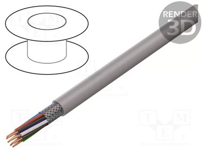 PO Leitungen grau-beige 250V UNITRONIC LiHCH