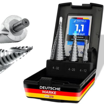 Woltersberger  HSS Stufenbohrer Schälbohrer Blechbohrer Konusbohrer Kegelbohrer