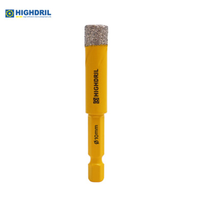 10mm Quick-fit Shank Diamond Drilling Core Bits Hole Saw for Marble Granite Tile