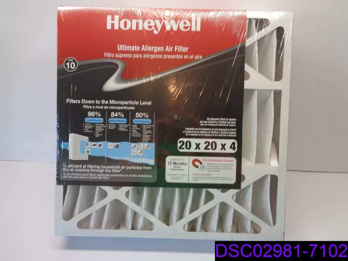 Honeywell 20x20x4 Ultimate Allergen Air Filter Model CF200D2020