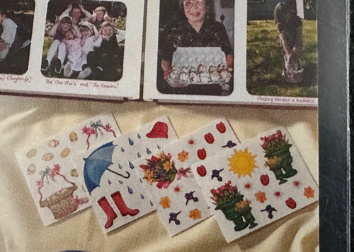 Lot of 4 Creative Memories Vintage Sticker Packs ~ SPRING~Summer~FALL~Winter~NLA - Picture 2 of 5