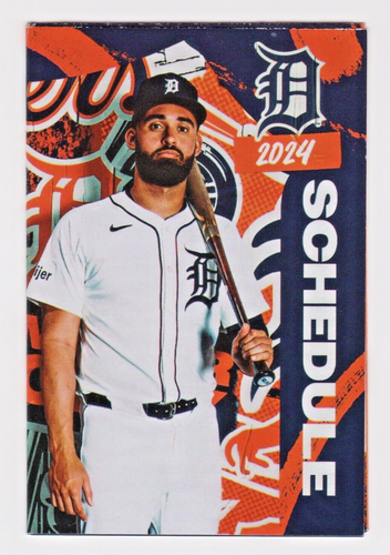 Detroit Tigers 2024 Pocket Schedule featuring - RILEY GREENE