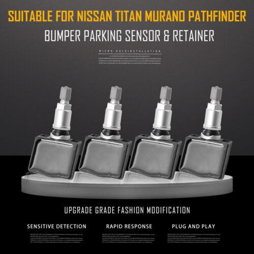 Complete Set of 4 Genuine for Nissan TPMS Tire Pressure Sensors Kit 40700-1AA0D - Picture 5 of 12