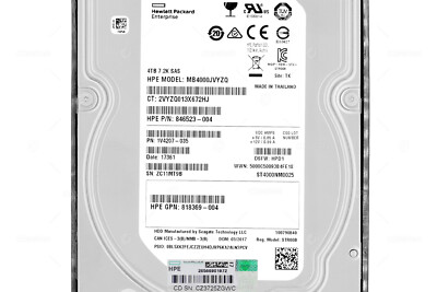 HP 872745-001 - HPE 4TB SAS 12G 7.2K LFF HDD for G8-G10 Servers