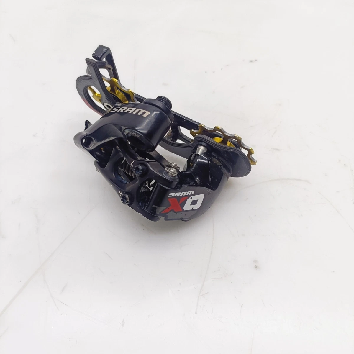 SRAM Deragliatore Posteriore X.0 Per Bicicletta - 2 Velocità - Fascetta Bassa - Componenti Di Alta Gamma