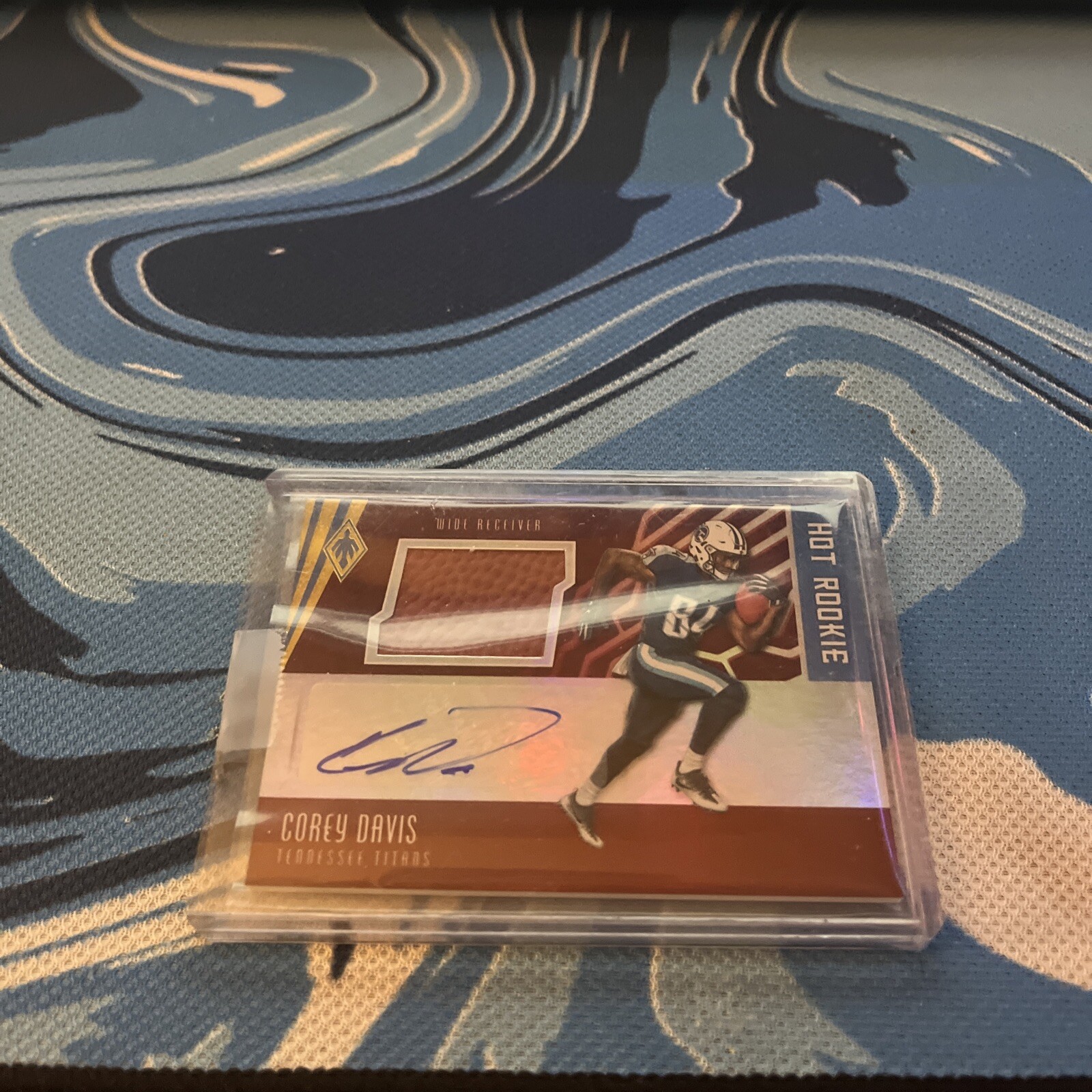 Corey Davis Panini National Treasures Rookie Material Signatures Rps #CD Base