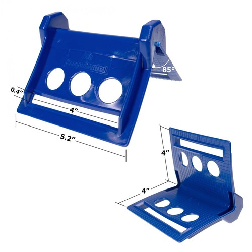 Lot of 4 USCC Blue Plastic Strap Corner Protector / Guard - 4" Cargo Strapping - Picture 5 of 5