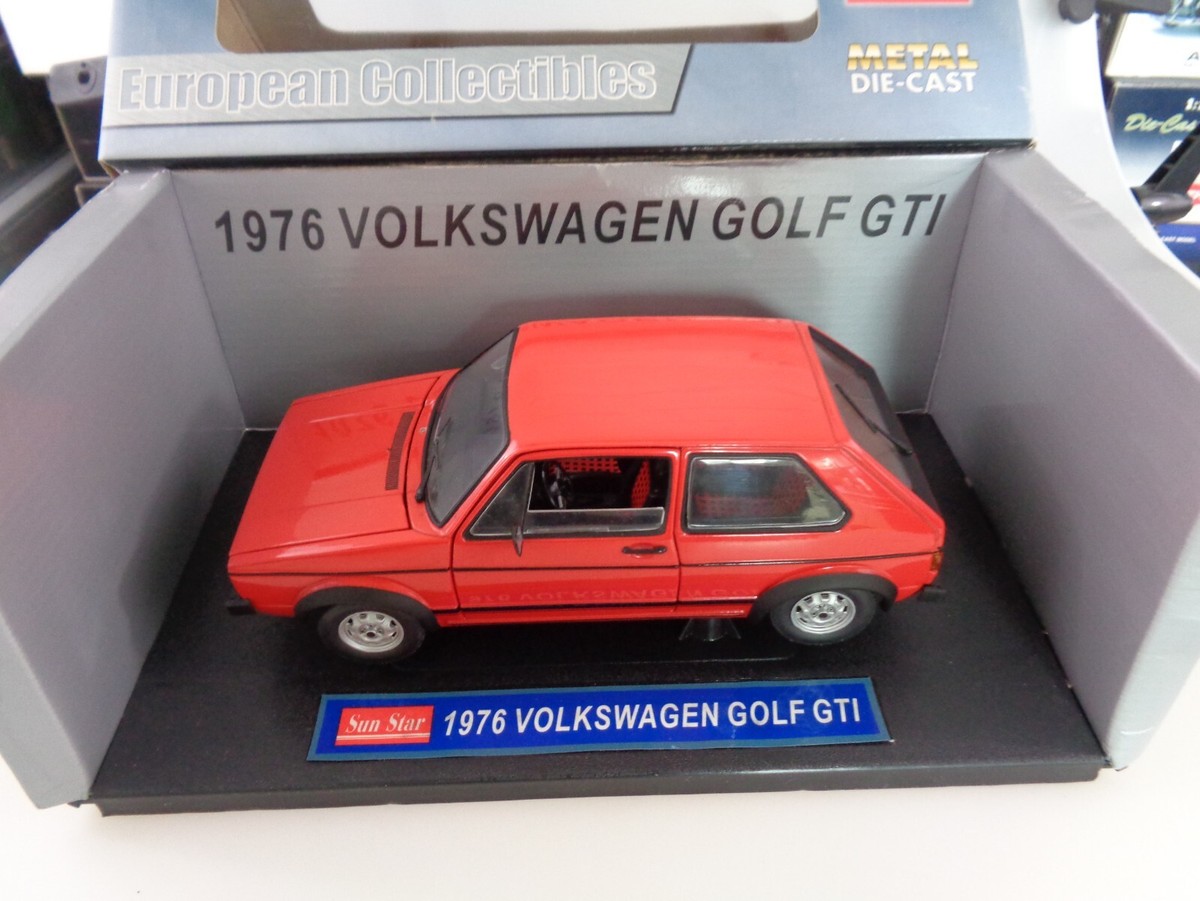 自動車 Sun Star Volkswagen Golf GTI Sun Star VW Golf GTI 1976 Rot 1:18 (7667) | eBay