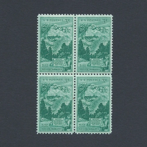 Vintage Mount Rushmore Stamps From 1952