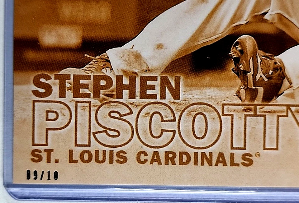 2016 Topps Stadium Club 5X7 金色 #151 Stephen Piscotty /10 RC 新秀 Jumbo 7x5 — 第 3/3 张图片