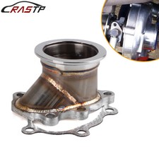 Turbo Down Gt25 Gt28 T25 T28 5 Bolt Flange To 2.5 Inch 63mm V Band Adapter