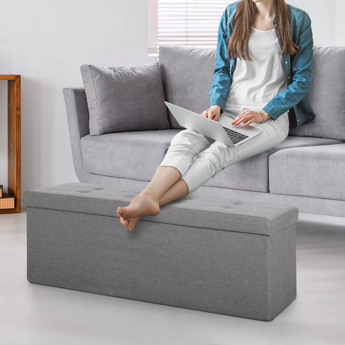 Closet ottoman bench sale
