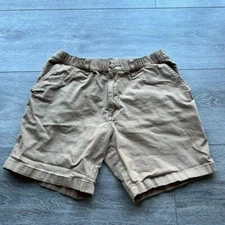 Chubbies Shorts Mens Medium Beige Beach 6 Inseam Chino Preppy Casual