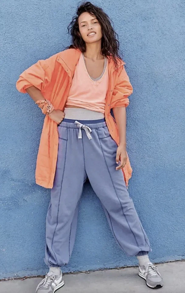 NWT $198 Free People FP Movement Perri Packable Puffer Jacket Sz XS Orange Coat - Image 2 of 4