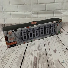 Master Chef Stainless Steel & Glass Spice Jar Set with Rack New Set Of 6