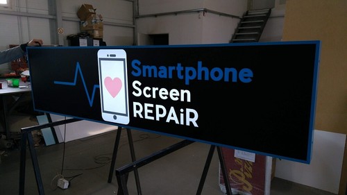 Illuminated Light Box Shop Sign (FREE DELIVERY + FREE DESIGN) - 150 cm x 150cm - Picture 2 of 6
