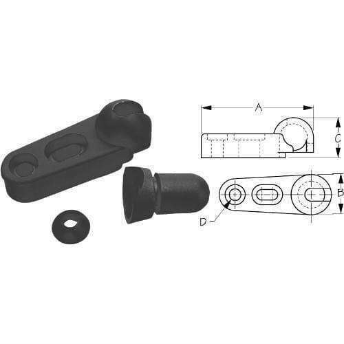 SeaDog Windshield Brace Foot 1/2" 3243001 eBay