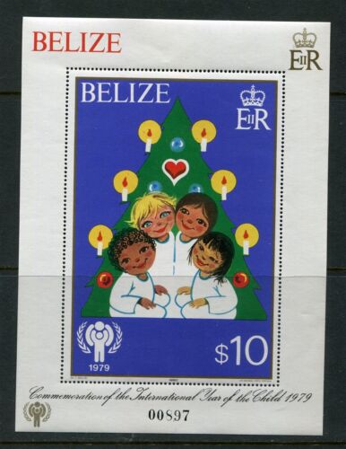 Lenzuola souvenir natalizie Belize #499 [nuovo di zecca mai cerniera] - Foto 1 di 1