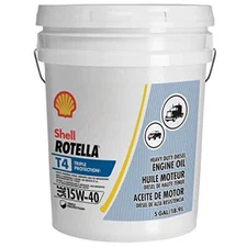 Shell Rotella T4 Triple Protection Conventional 15W-40 Diesel Engine Oil 