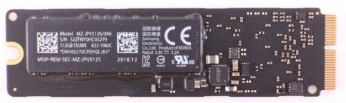 Samsung 128GB Flash Storage SSD MZ-JPV1280 655-1857 for iMac Late 2014 A1419 - Afbeelding 1 van 2