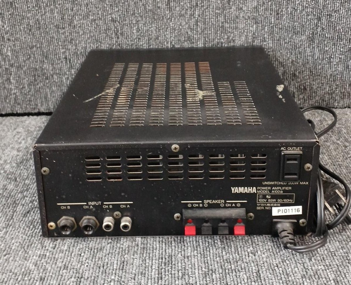 YAMAHA A100a 2ch Stereo Power Amplifier Model AC100V from Japan