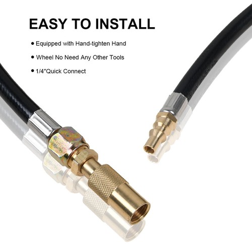12FT Quick Connect Propane Hose + Adapter Fitting for Blackstone 17"/22" Griddle - Picture 8 of 9