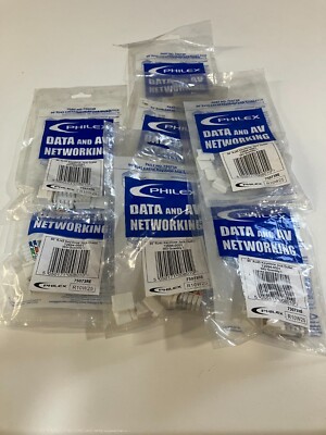 PHILEX 90 RJ45 KEYSTONE JACK OUITLET 75073RE X7 *EL41