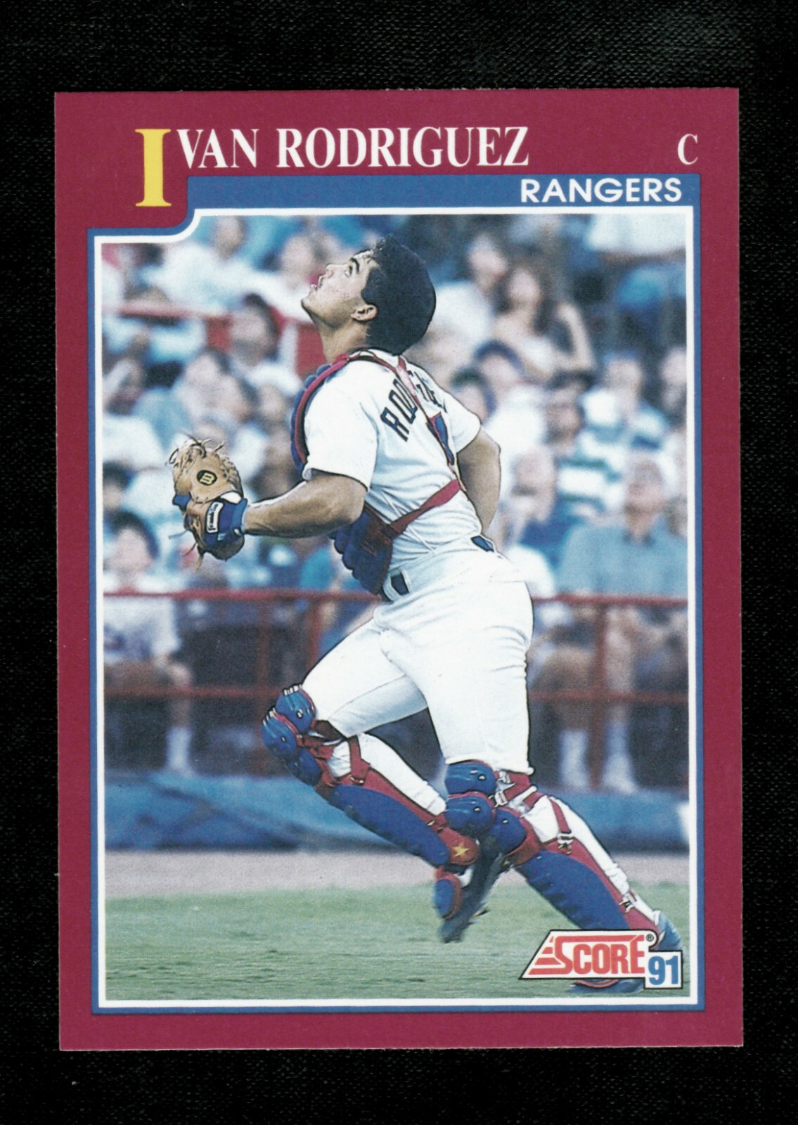 IVAN RODRIGUEZ 1991 SCORE #82T TRADED ROOKIE CARD RANGERS HOF SET BREAK RC NICE!