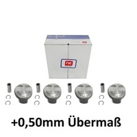 4X Kolben +0,50Mm ÜBermaß Ø71,50Mm FüR VW 1.2 TSI CJZ 130050060321 04E107065DC