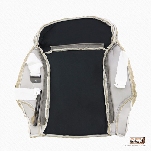 FRONT DRIVER TOP PERFORATED LEATHER SEAT COVER TAN FOR 2006 TO 2013 LEXUS IS250 - Picture 7 of 7