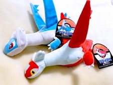RARE with Tag Latios Latias Plush Official Pokemon Center 2014